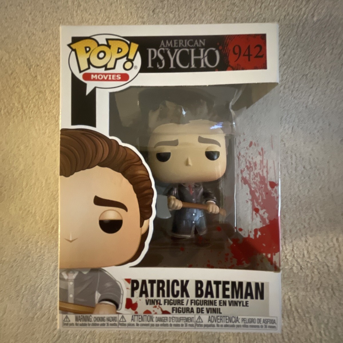 Funko Pop! Movies - American Psycho- Patrick Bateman #942 W
