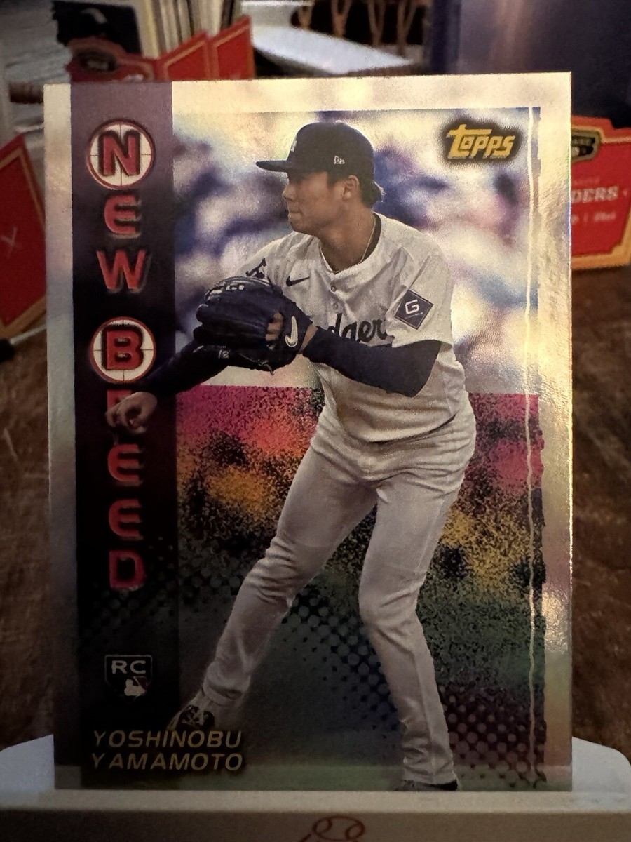 Yoshinobu Yamamoto RC 2024 Topps Archives New Breed #99NB-6 Los
