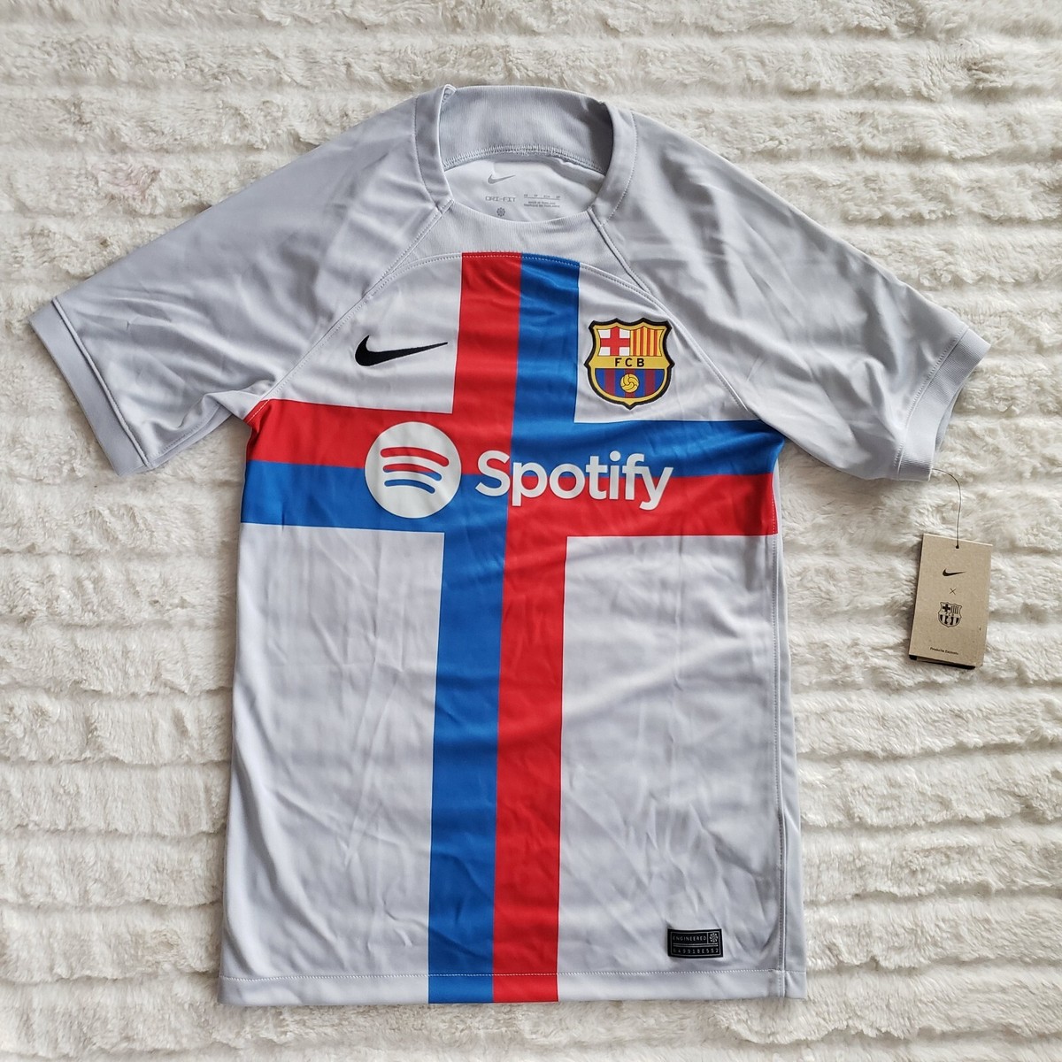 Nike Barcelona 2023 Authentic 3rd Jersey DN2713-043 Men's Size XS