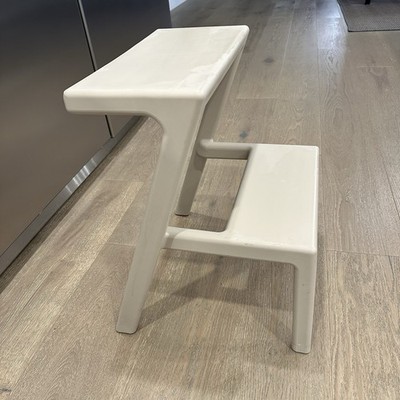 Ultra Rare IKEA MÄSTERBY Step Stool Chris Martin Gray Beige