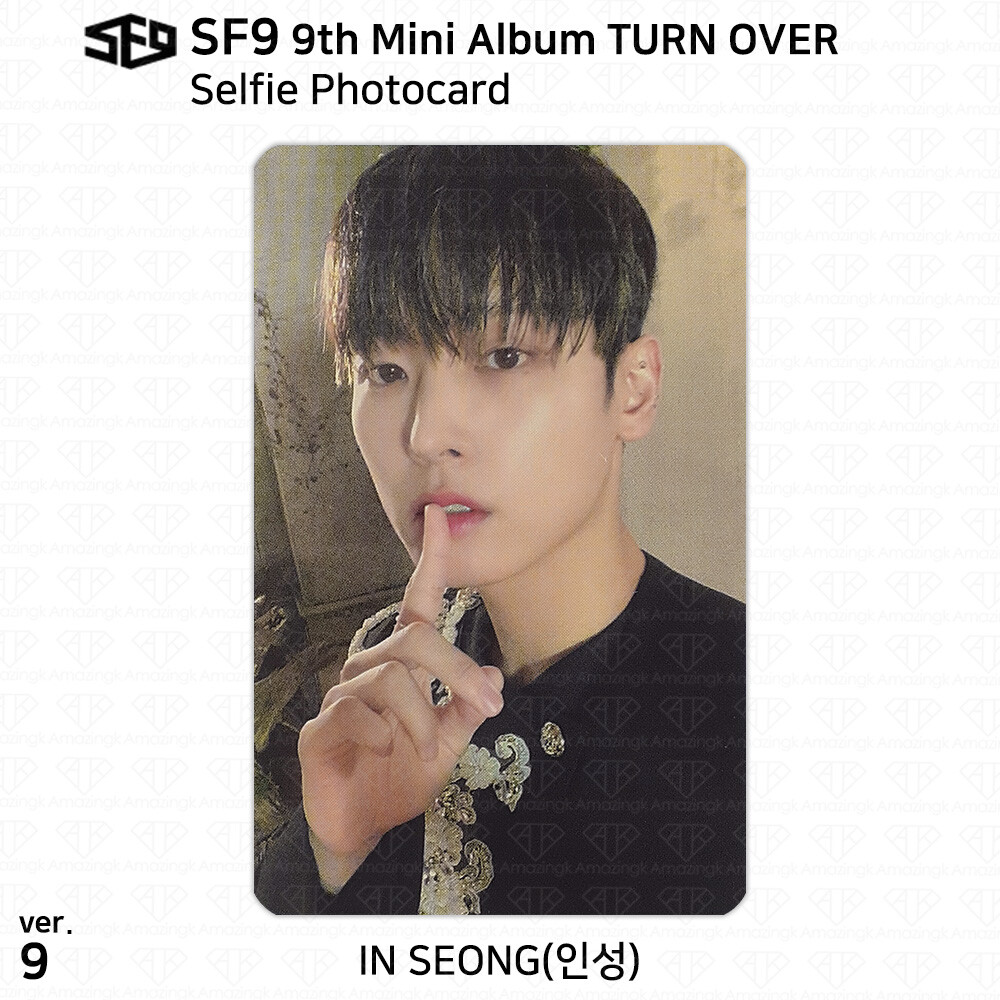 SF9 9th Mini Album Turn Over Selfie Photocard Rowoon Jaeyoon