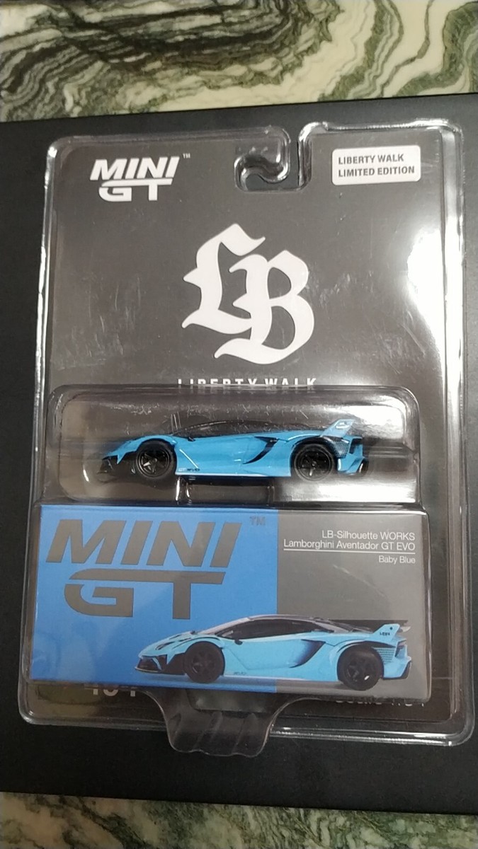 MINI GT 494 LB-Silhouette Works Lamborghini Aventador GT EVO Baby