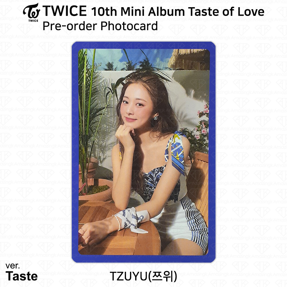TWICE 10th Mini Album Taste of Love Official Photocard Tzuyu KPOP