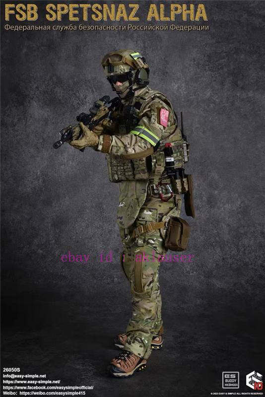 Easy&Simple Es26050s 1/6 Russia Fsb Spetsnaz Alpha Action Figure