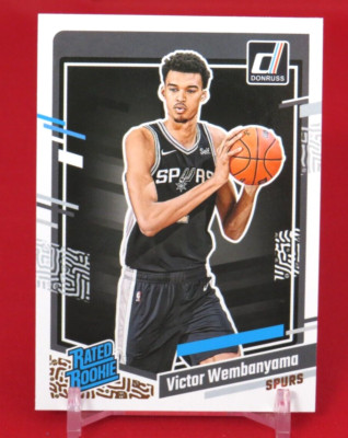 Victor Wembanyama Rated Rookie RC 2023-24 Donruss Basketball #220