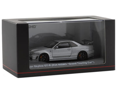 Kyosho Nissan Skyline GT-R R34 NISMO 1/43 Resin Model (Grey