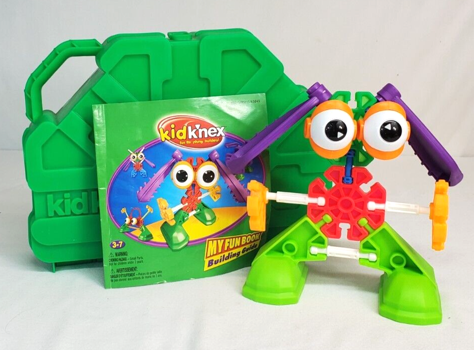 Kid Knex K'nex FOOTED FRIENDS Building Set 100% COMPLETE in Case w