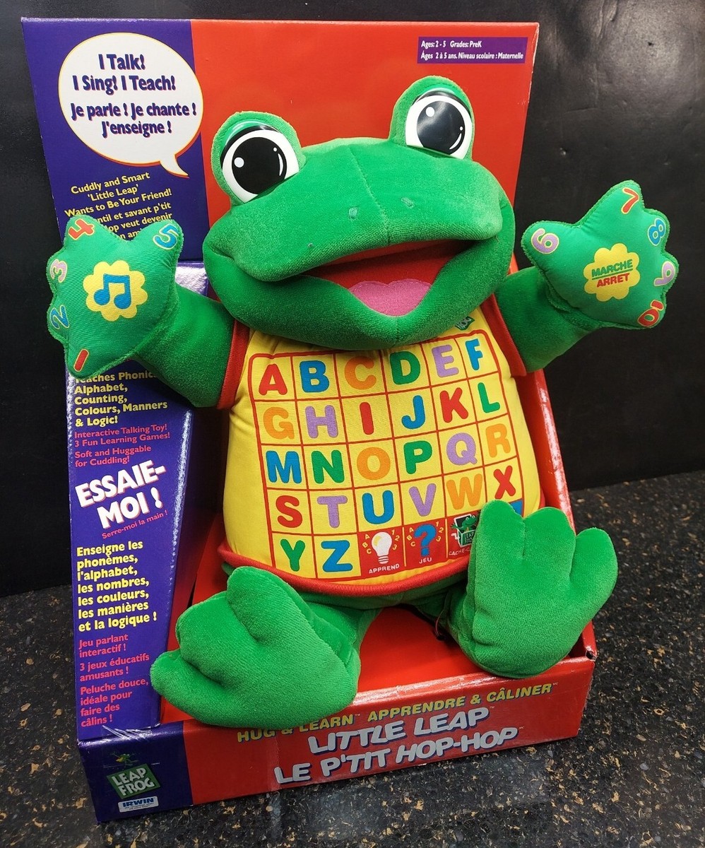 LeapFrog Hug & Learn Le P'tit Hop-Hop Little Leap Plush FRENCH