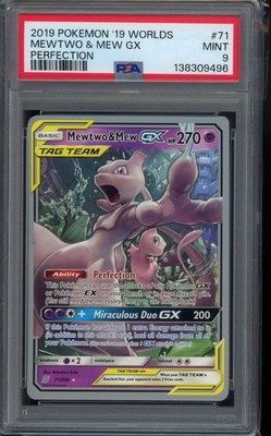 PSA 9 - 2019 Mewtwo & Mew GX - 2019 (Henry Brand) 71/236 World