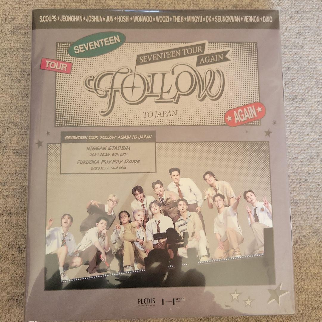 SEVENTEEN TOUR 'FOLLOW' AGAIN TO JAPAN 3 Blu-ray POB Set of 13