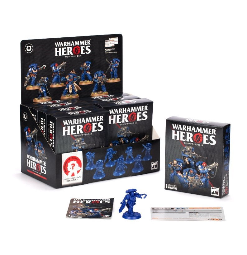 Games Workshop Warhammer 40K Heroes: Ultramarines Blind Mystery