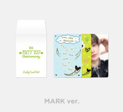 NCT 127 8TH ANNIVERSARY OFFICIAL MD GOODS LUCKY CARD SET +