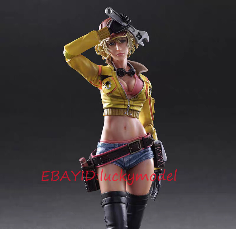 Play Arts FF15 Auto Repairing Cindy Aurum Action Figure In Stock