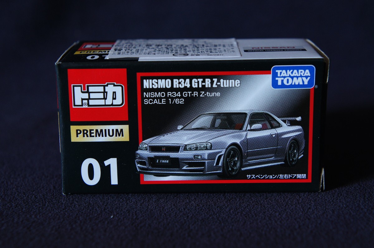 TOMICA PREMIUM~No.1 NISMO R34 GT-R Z-tune ~ 1/62 | eBay