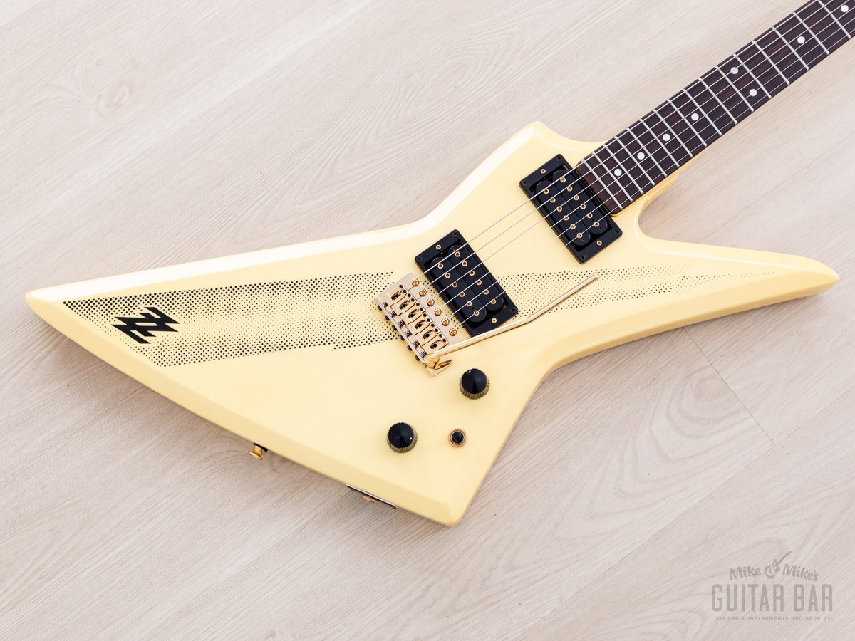 1983 Aria Pro II ZZ Deluxe Explorer w/ Gold Hardware, Japan