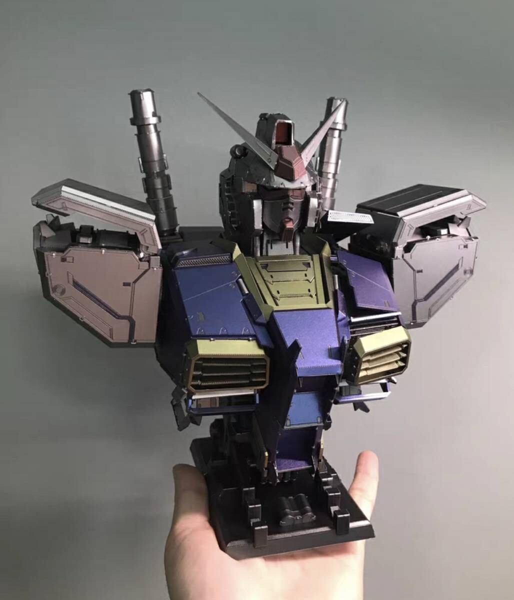 Bandai BN Metal Works Vol.1 RX-78-2 Gundam Bust Model Kit Etching