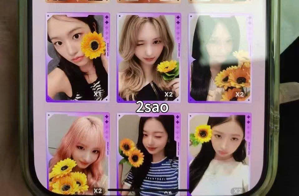 IVE - IVE SECRET QQ MUSIC CHINA 1 2 3 4 5 STAR PHOTOCARD OFFICIAL