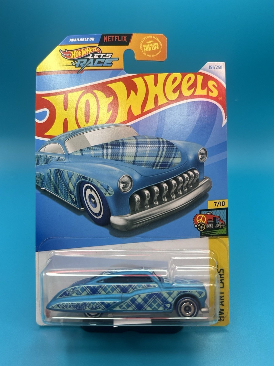 Hot Wheels Purple Passion (Blue Plaid) HW Art Cars 7/10 Treasure