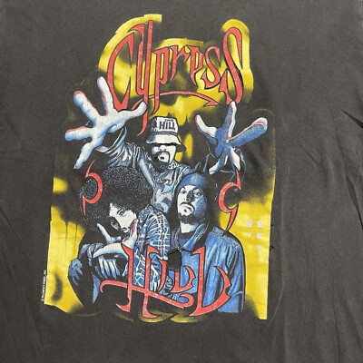 Vintage 90s Cypress Hill Experience Thrashed Single Stitch Rap Tee