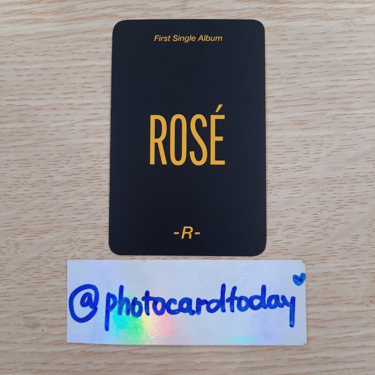 BLACKPINK ROSÉ SOLO R ALBUM OFFICIAL PHOTOCARD BLINK IDOL KPOP PTC
