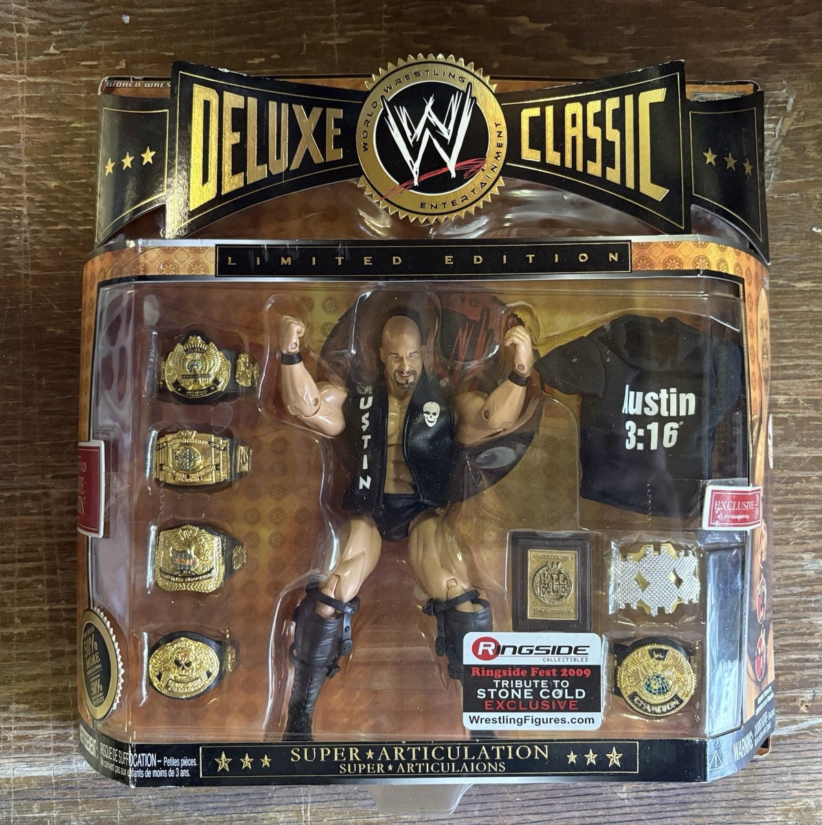 WWE Stone Cold Steve Austin Limited Edition Deluxe Classic