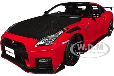 2022 NISSAN GT-R (R35) NISMO RHD VIBRANT RED 1/18 MODEL CAR BY