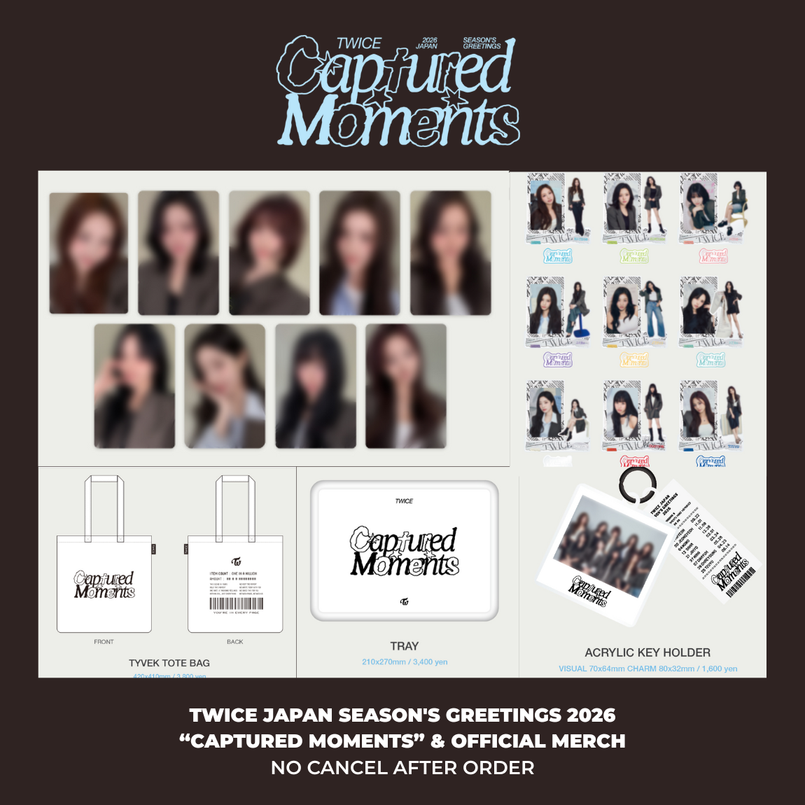 TWICE JAPAN SEASON'S GREETINGS 2026 “CAPTURED MOMENTS” OFFICIAL