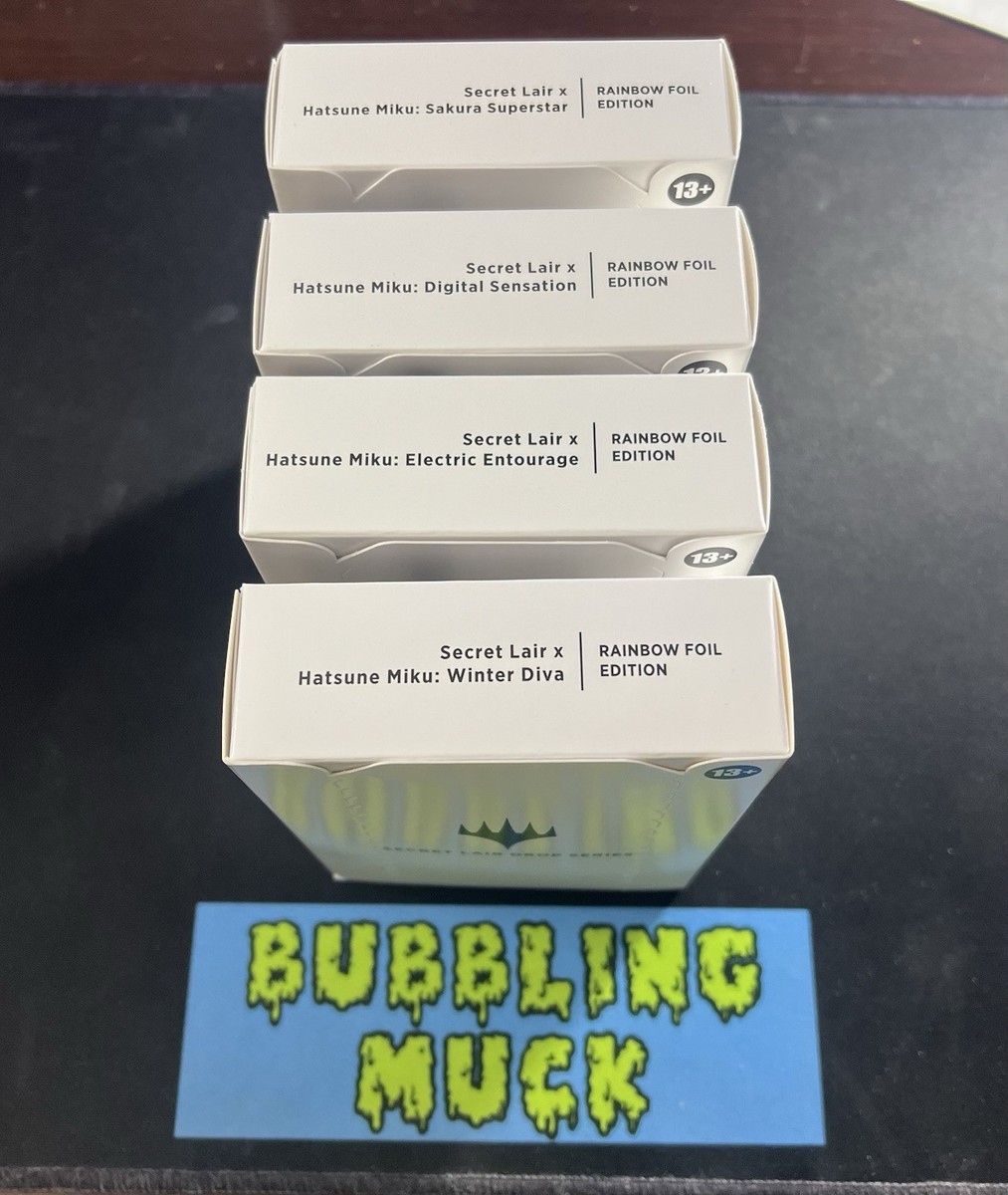 MTG Hatsune Miku x Secret Lair Bundle All 4 Drops - English