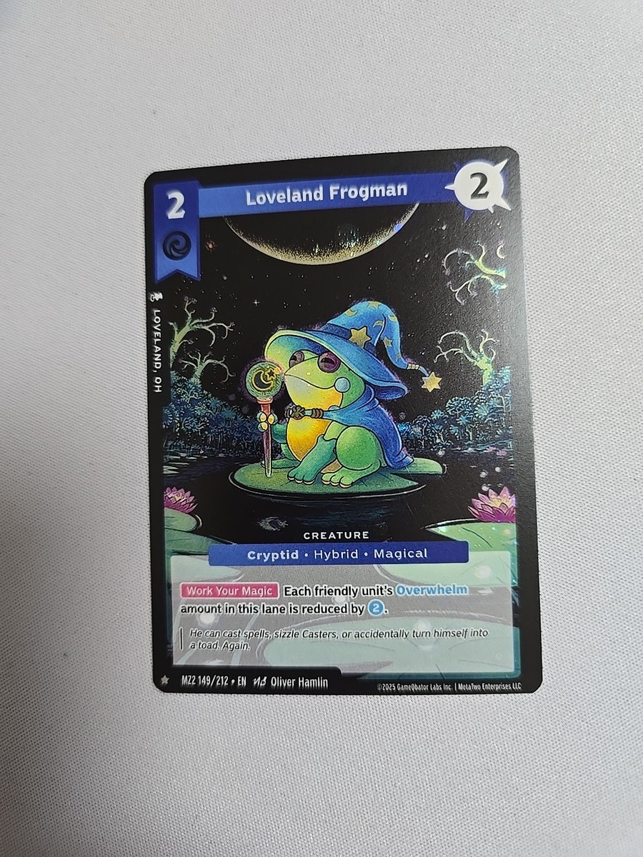 MetaZoo 2025 - Torrential Tides - Loveland Frogman 149/212 Foil