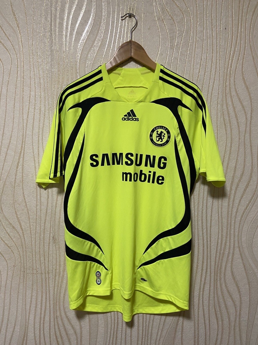 CHELSEA 2007 2008 AWAY FOOTBALL SHIRT SOCCER JERSEY ADIDAS 697777