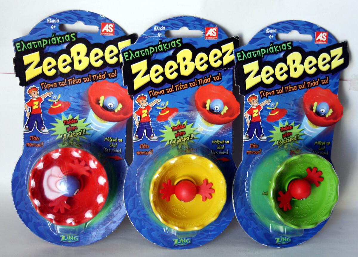 3X RARE ZEEBEEZ POP & JUMP 6 FEET TOY ZING TOYS NEW SEALED ! | eBay