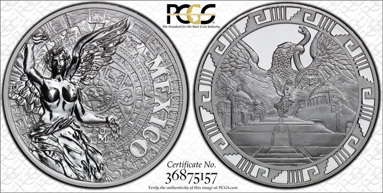 2016 Mo PCGS PR70 DCAM 1 OZ MEXICO - 