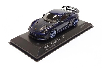 Minichamps 1:43 Porsche 718 Cayman GT4 RS (982) in Gentian Blue