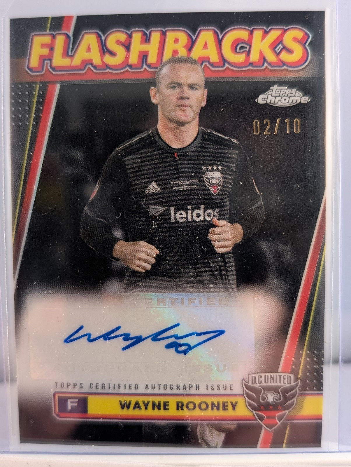 Wayne Rooney 2024 Topps Chrome MLS #FA-WR MLS Flashbacks