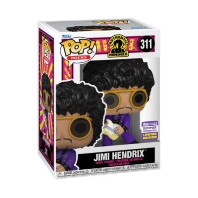 Funko POP! Rocks Jimi Hendrix #311 Purple Jimi Hendrix - 2023 San