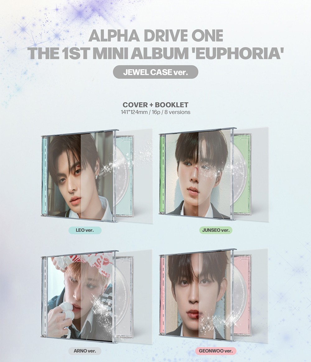 ALPHA DRIVE ONE EUPHORIA 1st Mini Album JEWEL CASE Ver/CD+