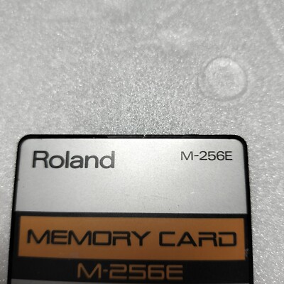 Roland M-256E Memory Card Ram 32k Bytes New Battery Installed Used