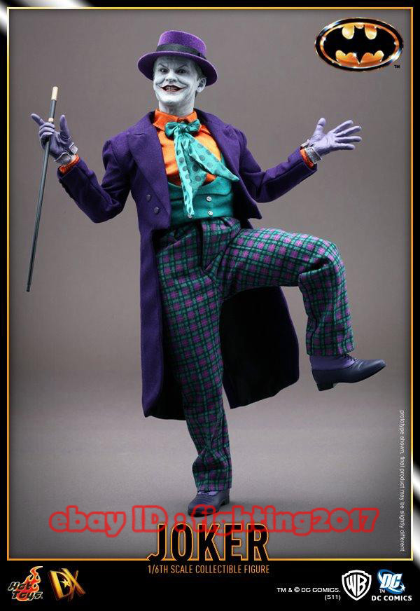 Hot Toys The Joker DX08 1/6 Figure 1989 Jack Nicholson Opened In