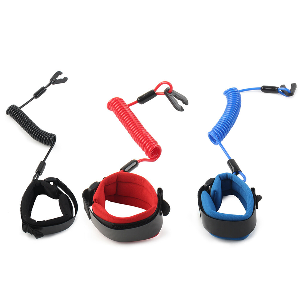 Boat Engine Emergency Stop Switch Safety Lanyard Cord For Yamaha