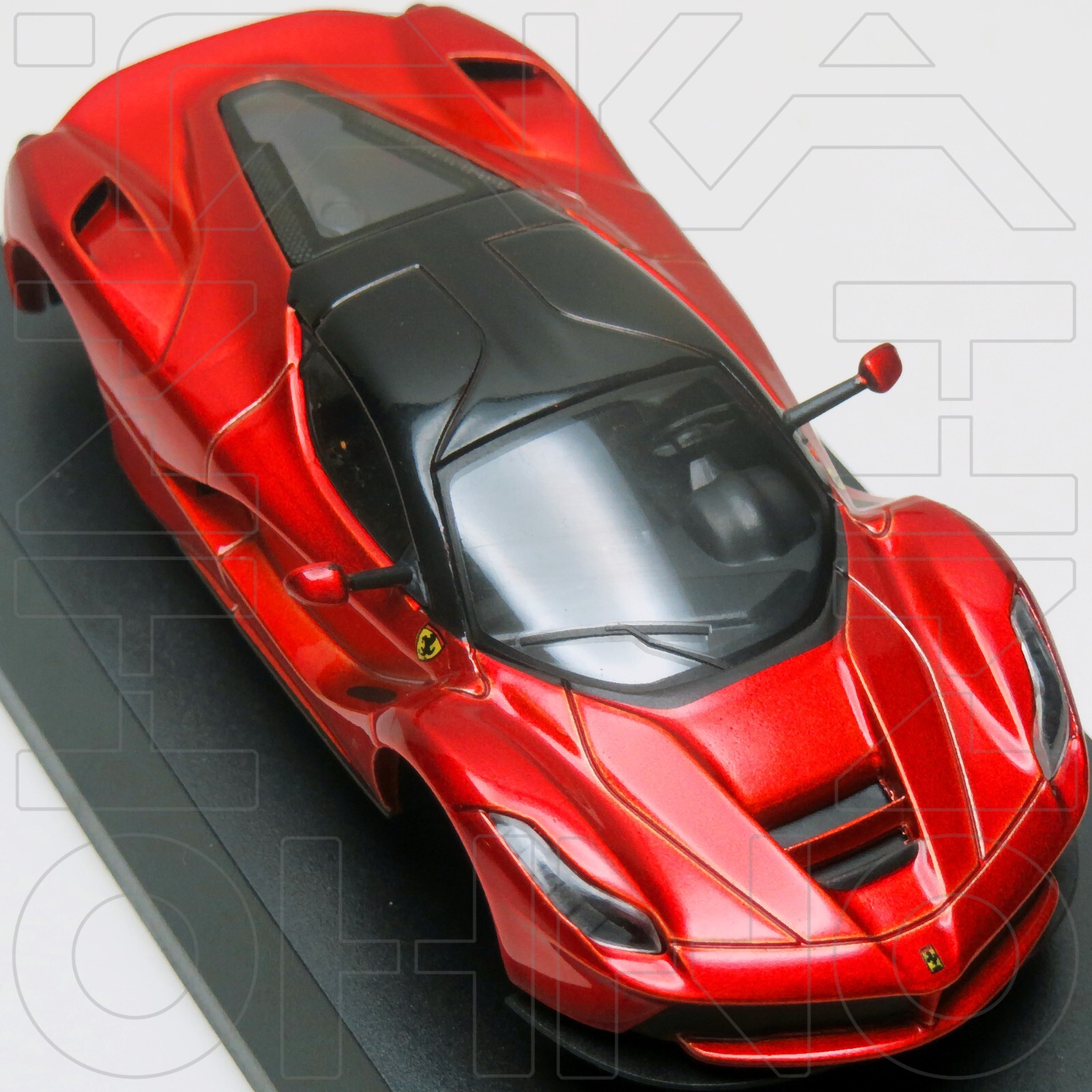 FERRARI LAFERRARI 10TH ANNIVERSARY MODEL KYOSHO 1:64 MET RED +