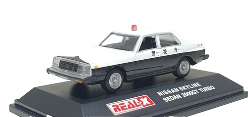 Real-X 1/72 NISSAN FAIRLADY Z 300ZX Z31 BLUE/BLACK diecast car