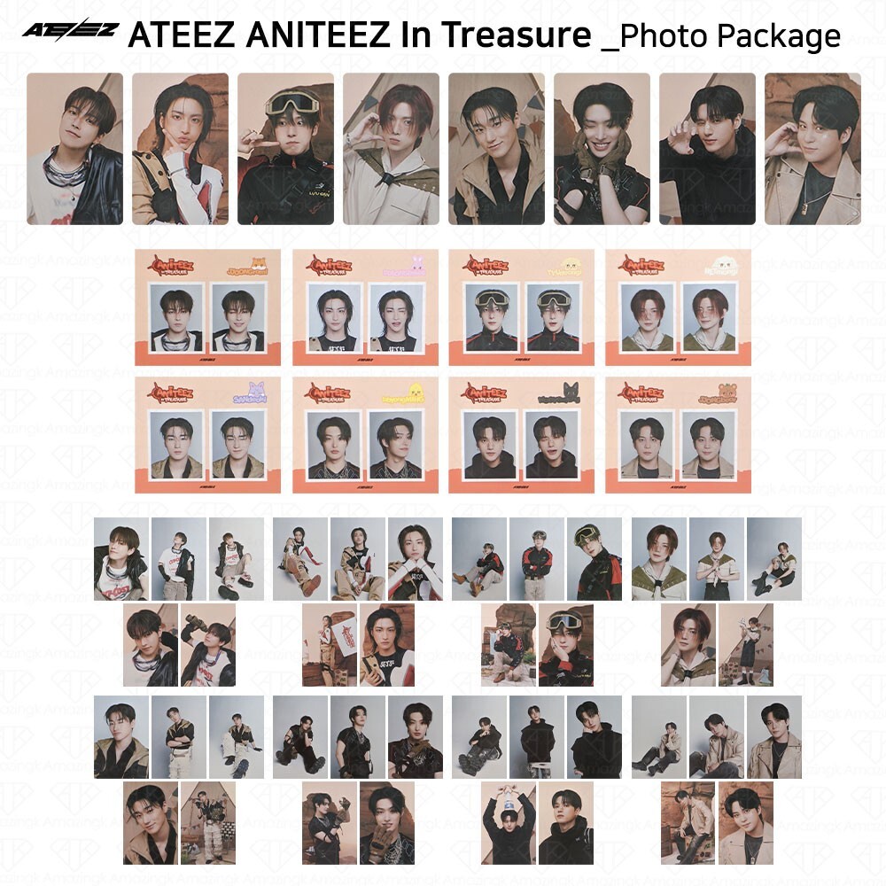 ATEEZ ANITEEZ In Treasure Photo Package Photocard ID Picture