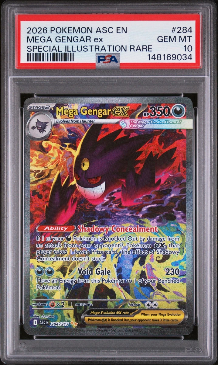 Gengar Pokémon TCG Professional Sports Authenticator (PSA) Grade