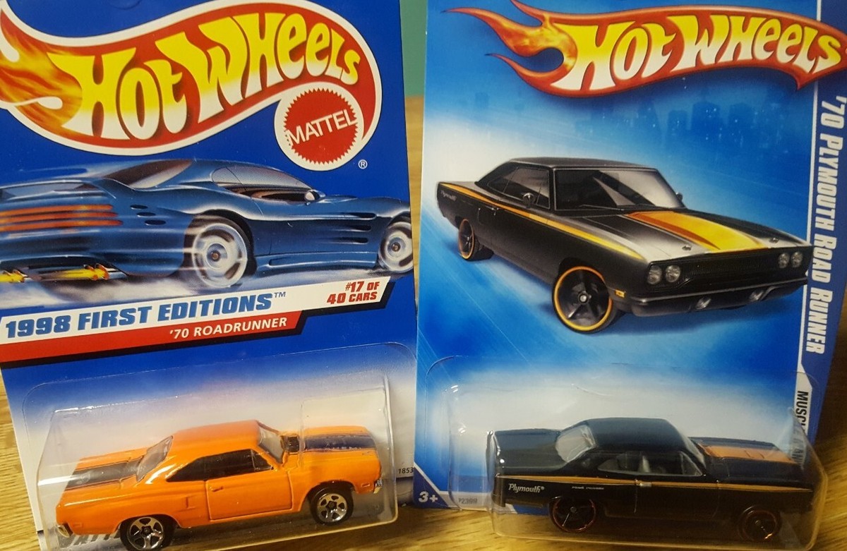 Hot Wheels 1998 First Editions '70 Plymouth Road Runner 1:64 Scale