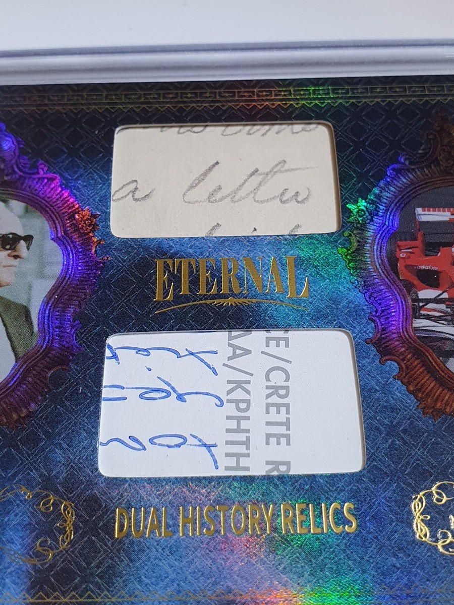 2024 Eternal Enzo Ferrari Michael Schumacher #RELICS BLUE /75 Dual