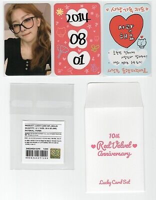 Red Velvet Seulgi Photocard | 10TH ANNIVERSARY MD LUCKY CARD SET
