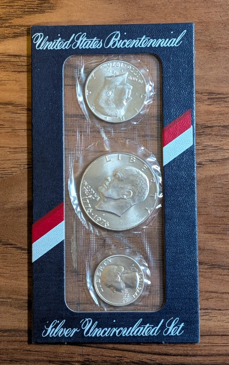 未曾流通银色1976 美国硬币铸币厂套装| eBay