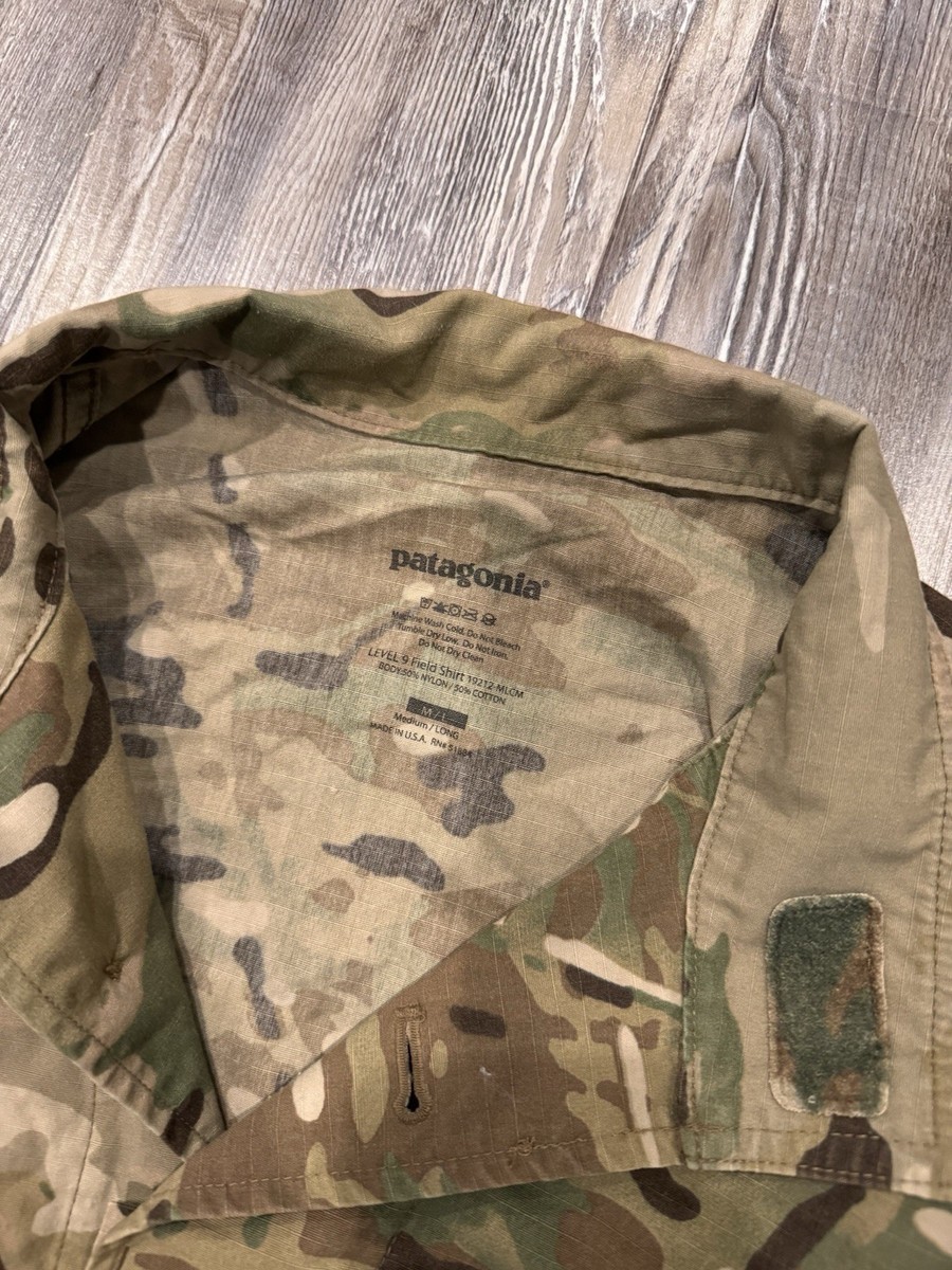 Patagonia Level 9 Temperate Field Shirt Multicam Medium OCP