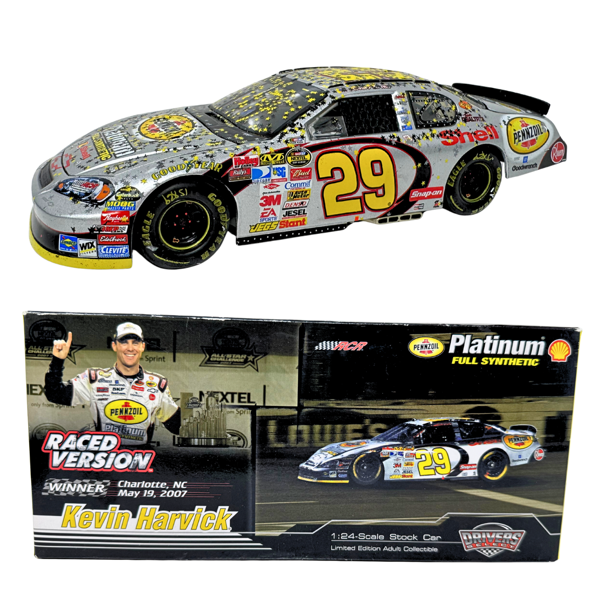 Motorsports Authentics Nascar #29 Kevin Harvick Pennzoil Win 1:24