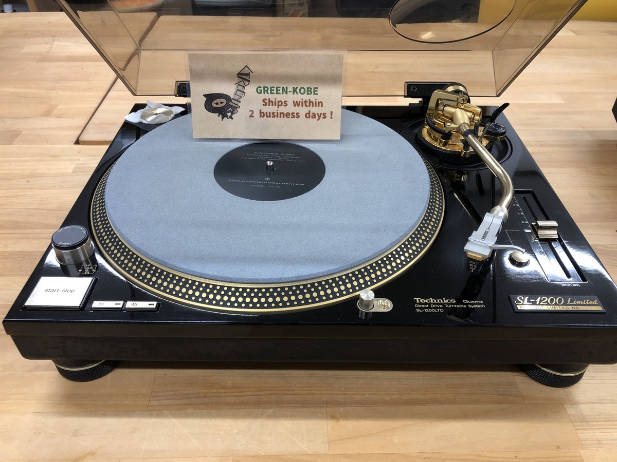 Technics Sl-1200 Ltd 24k Gold Turntable 1996 Limited G2651